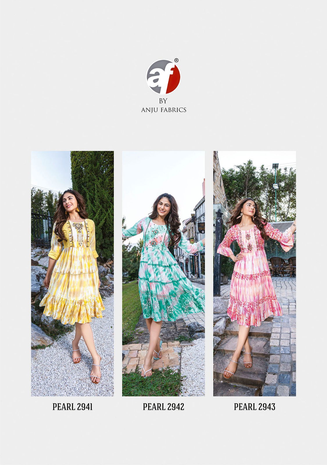 Pearl Vol 2 By AF Pure Muslin Designer Party Wear Kurtis Wholesale Shop In Surat